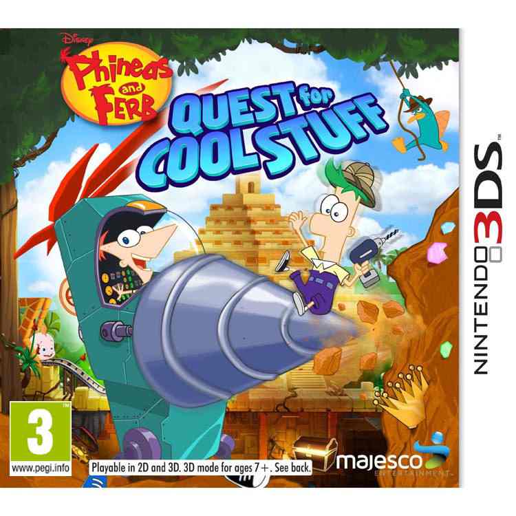 Phineas Ferb Quest For Cool Stuff 3ds